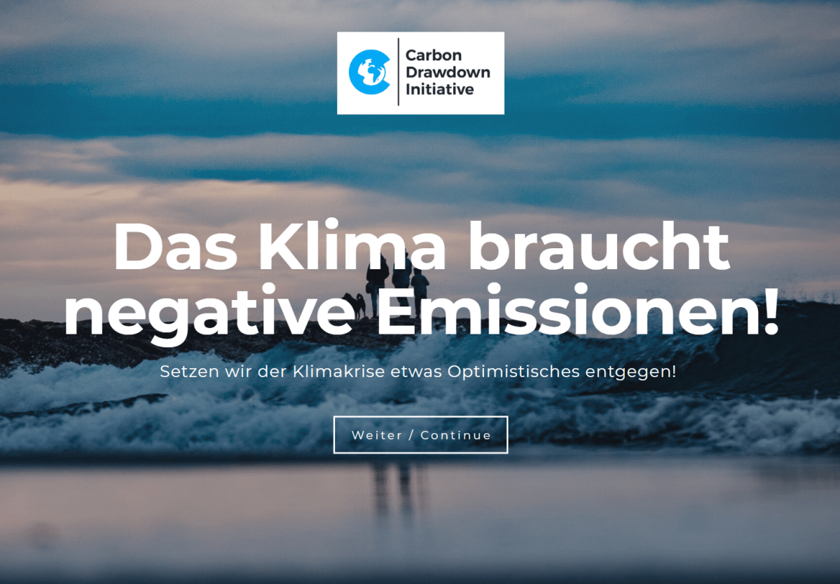 Die neue Website für mein Klima-Startup ist&nbsp;online